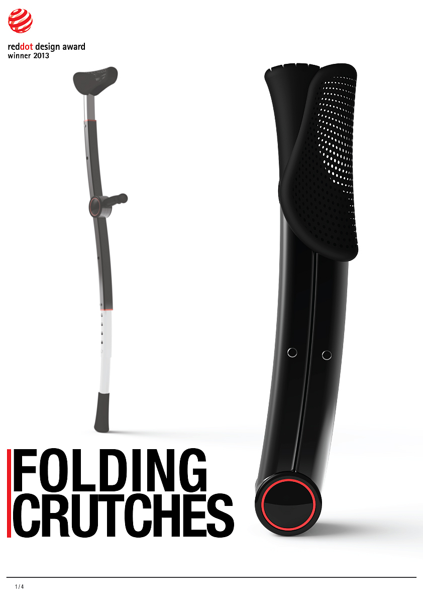 实用，拐杖，折叠，2013红点奖，