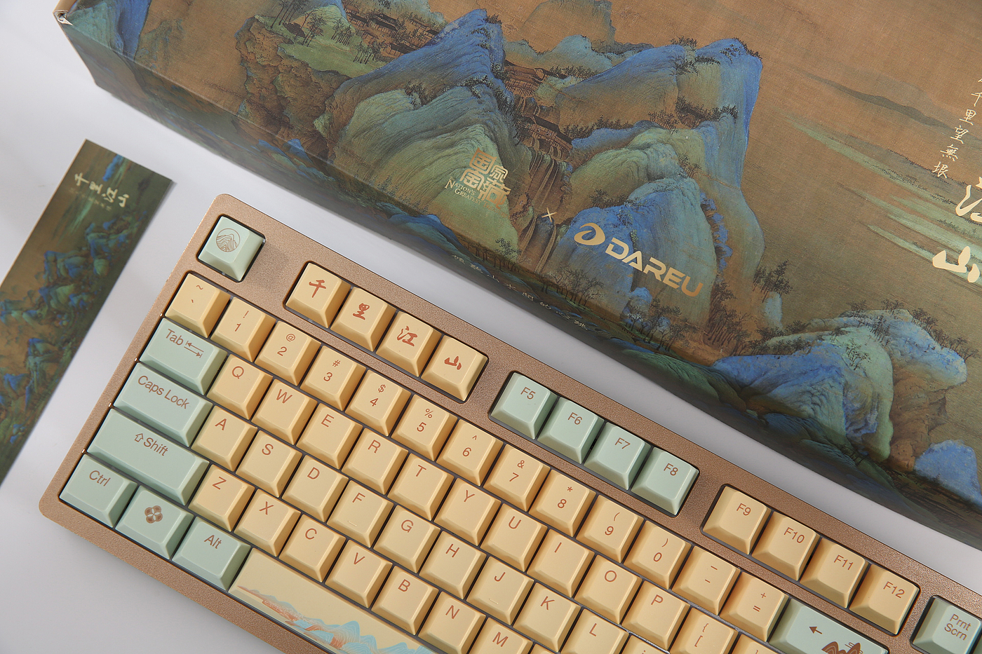 Daryou，Mechanical keyboard，Theme series，Retro，landscape，Ancient style，