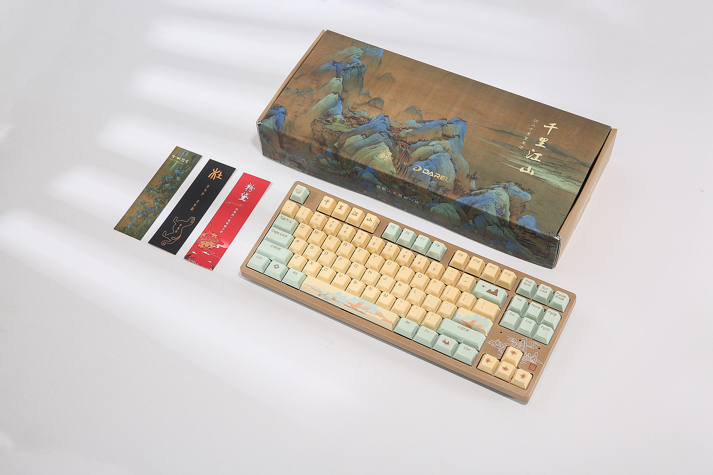 Daryou，Mechanical keyboard，Theme series，Retro，landscape，Ancient style，