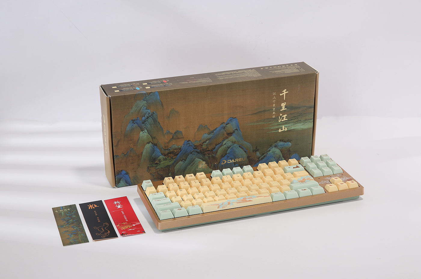 Daryou，Mechanical keyboard，Theme series，Retro，landscape，Ancient style，