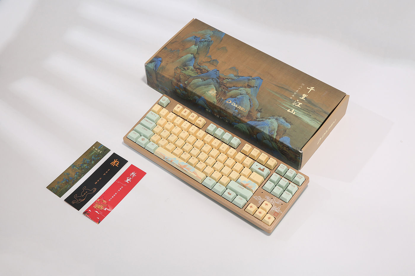 Daryou，Mechanical keyboard，Theme series，Retro，landscape，Ancient style，