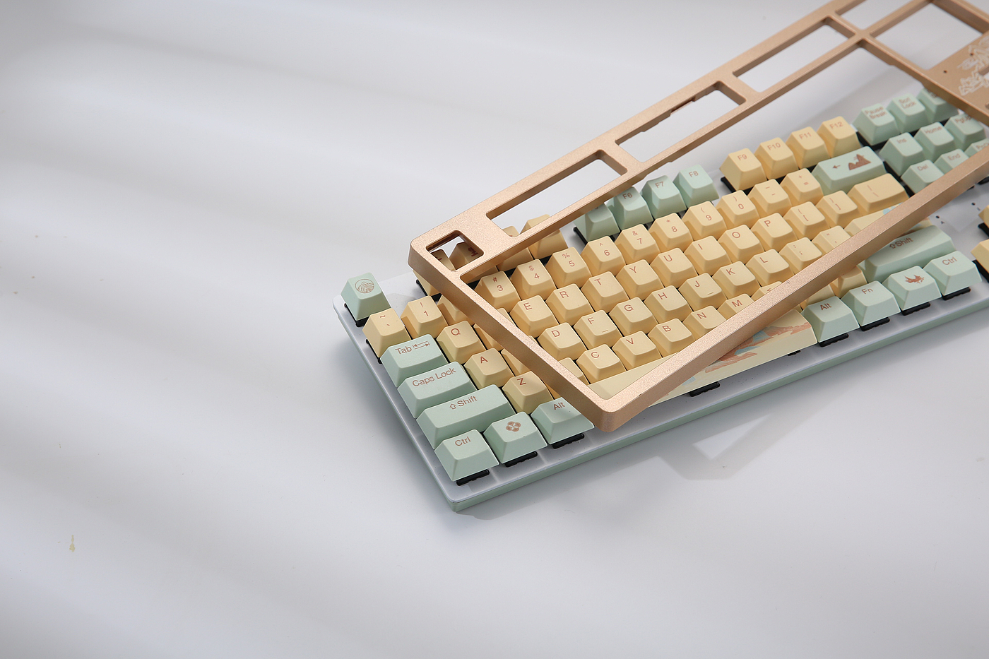 Daryou，Mechanical keyboard，Theme series，Retro，landscape，Ancient style，