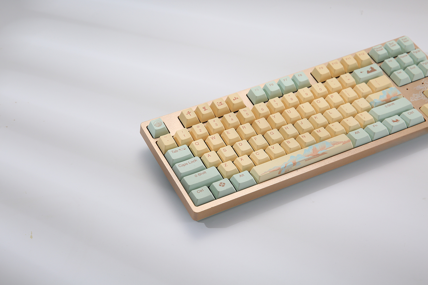 Daryou，Mechanical keyboard，Theme series，Retro，landscape，Ancient style，