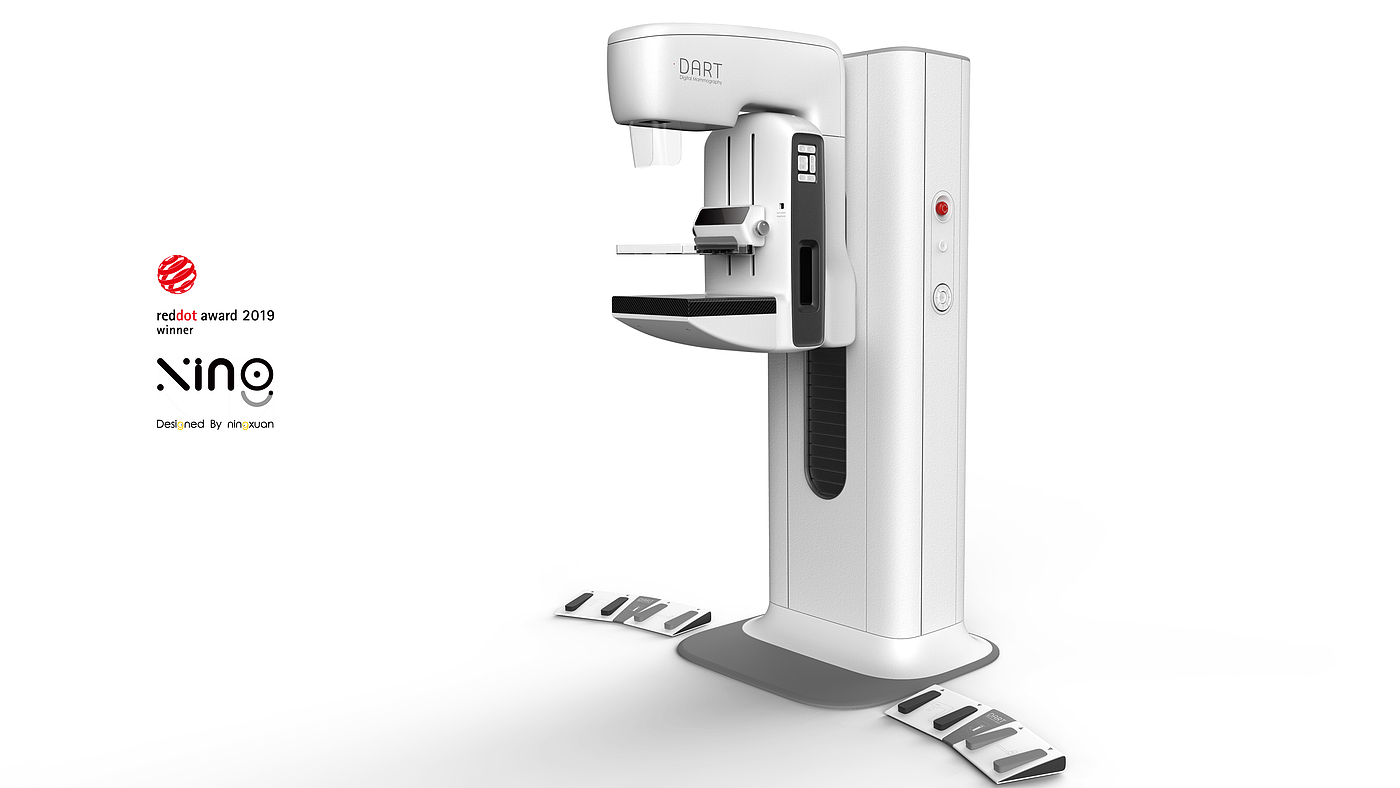 乳腺X光诊断，医疗器械，外观设计，结构设计，红点奖，