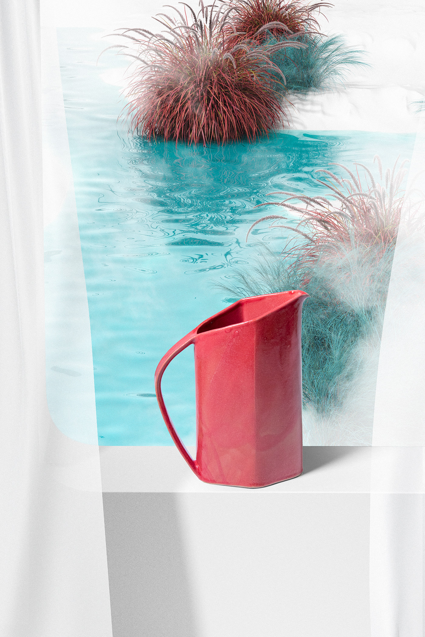 ceramics，Exhibition，a plate，Water cup，pot，