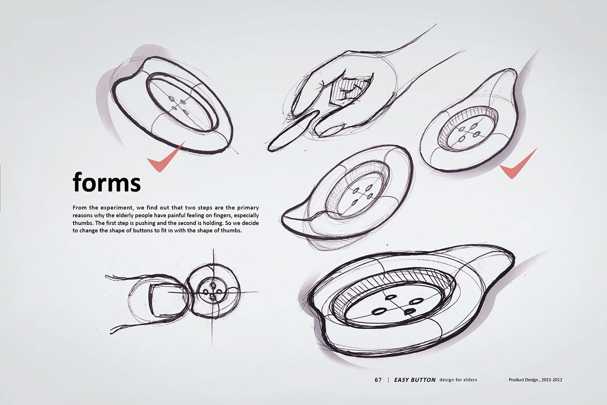 _，2013 red dot award，Ergonomics，Button，