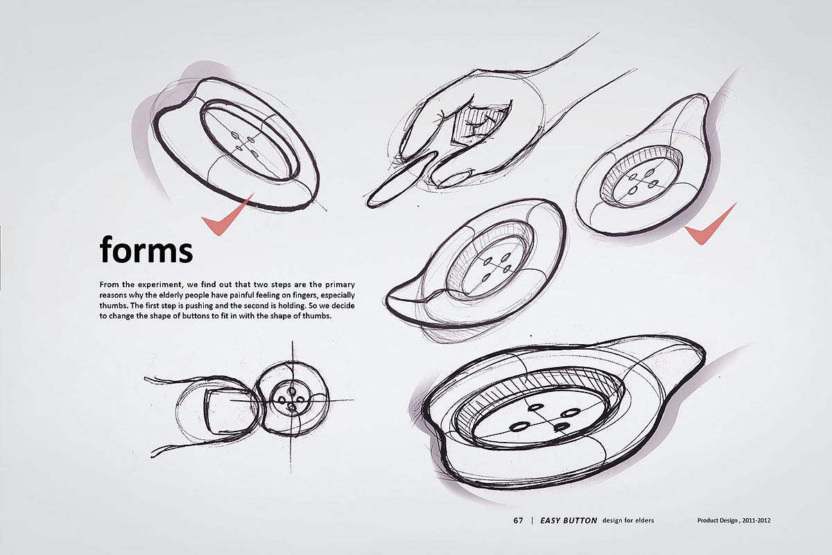 _，2013 red dot award，Ergonomics，Button，