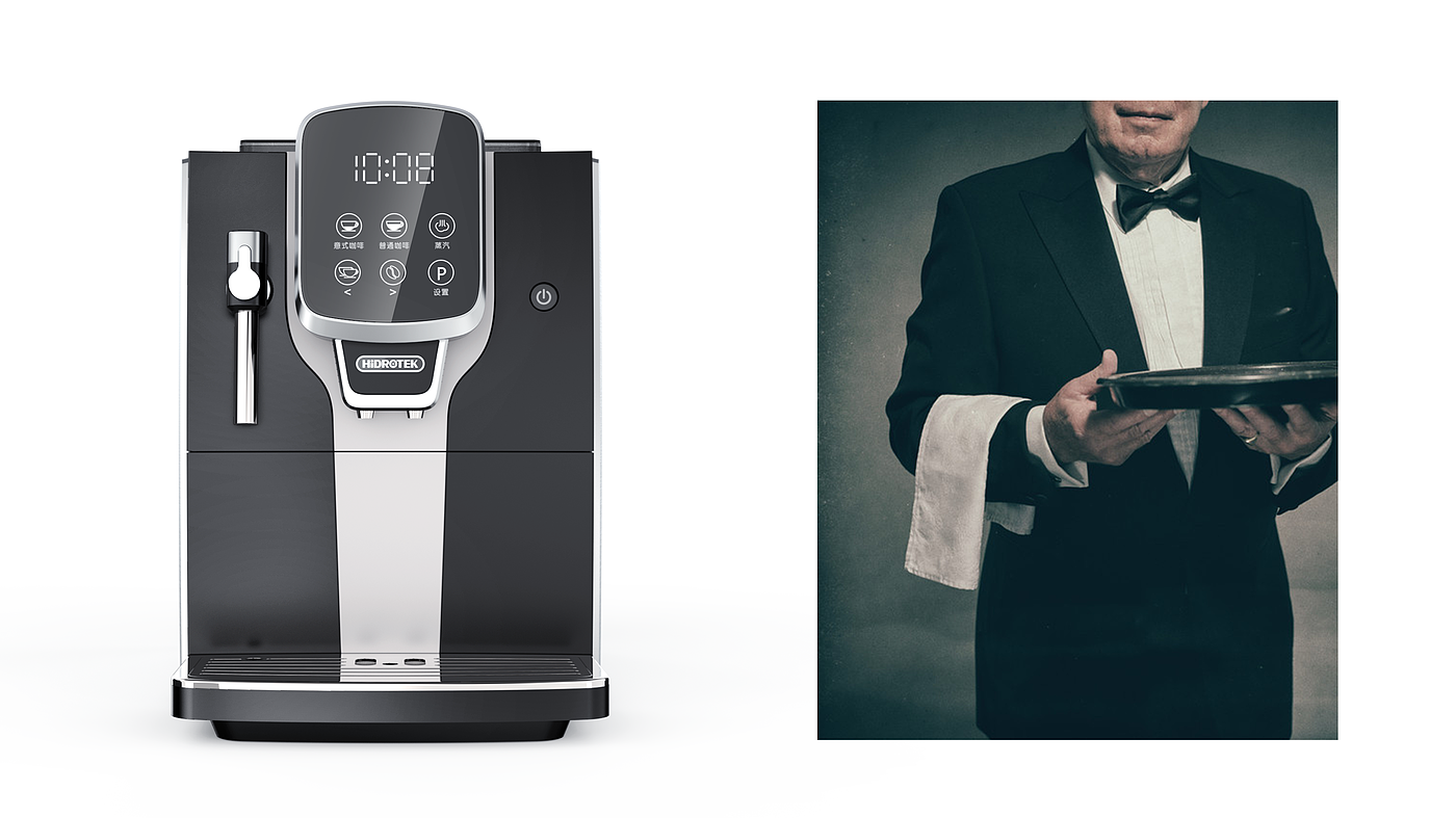 咖啡机，小家电，外观设计，半自动咖啡机，