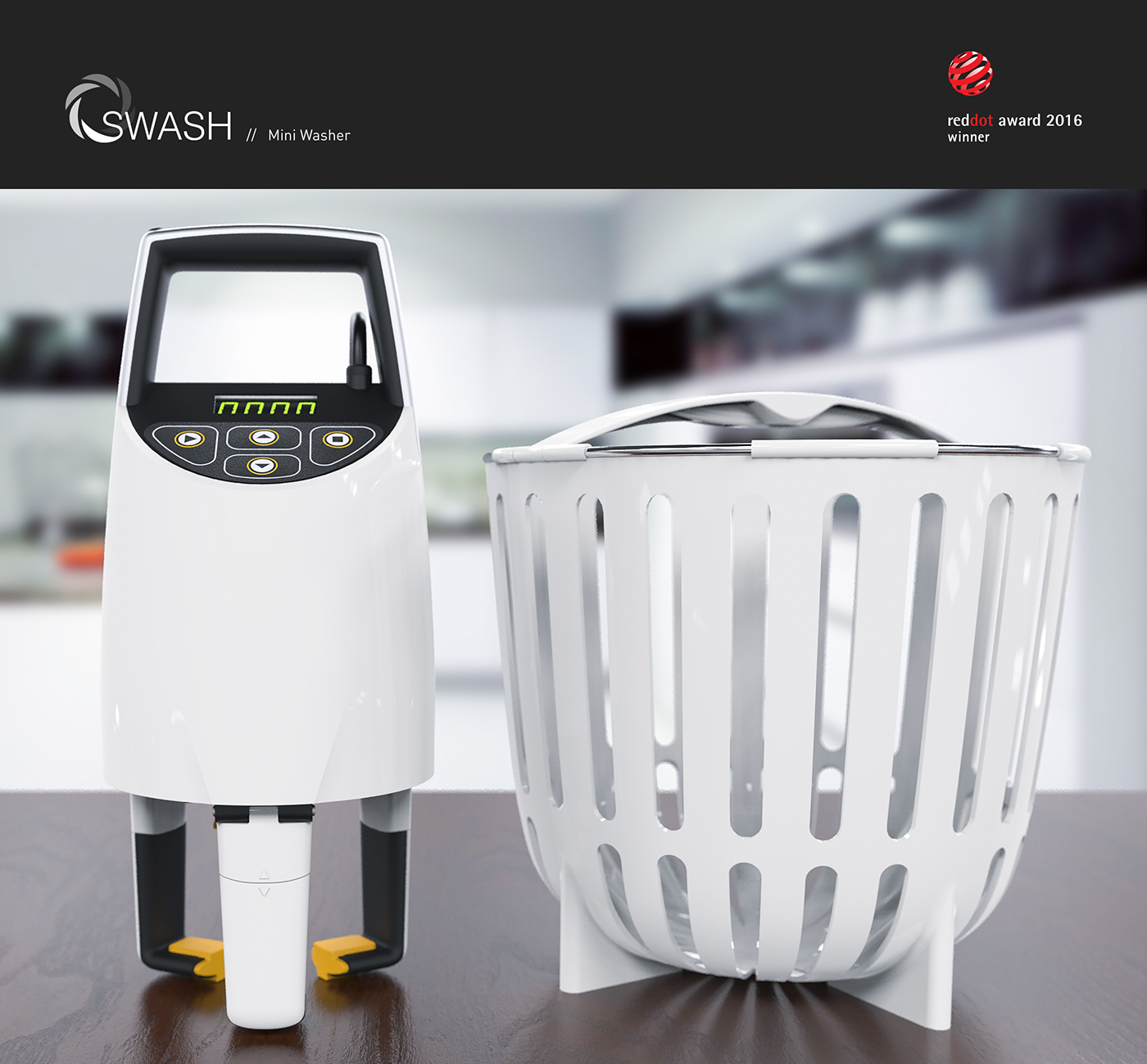 household electrical appliances，single，small-scale，mini，Washing machine，2016 red dot award，