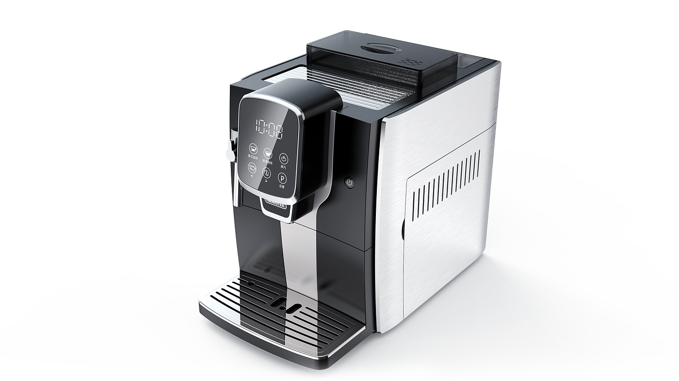 Coffee machine，small home appliances，Appearance design，Semi automatic coffee machine，