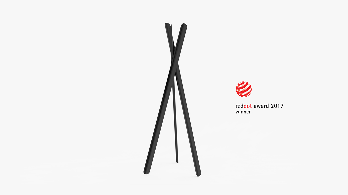 line，Clothes support，black，coat hanger，2017 red dot，