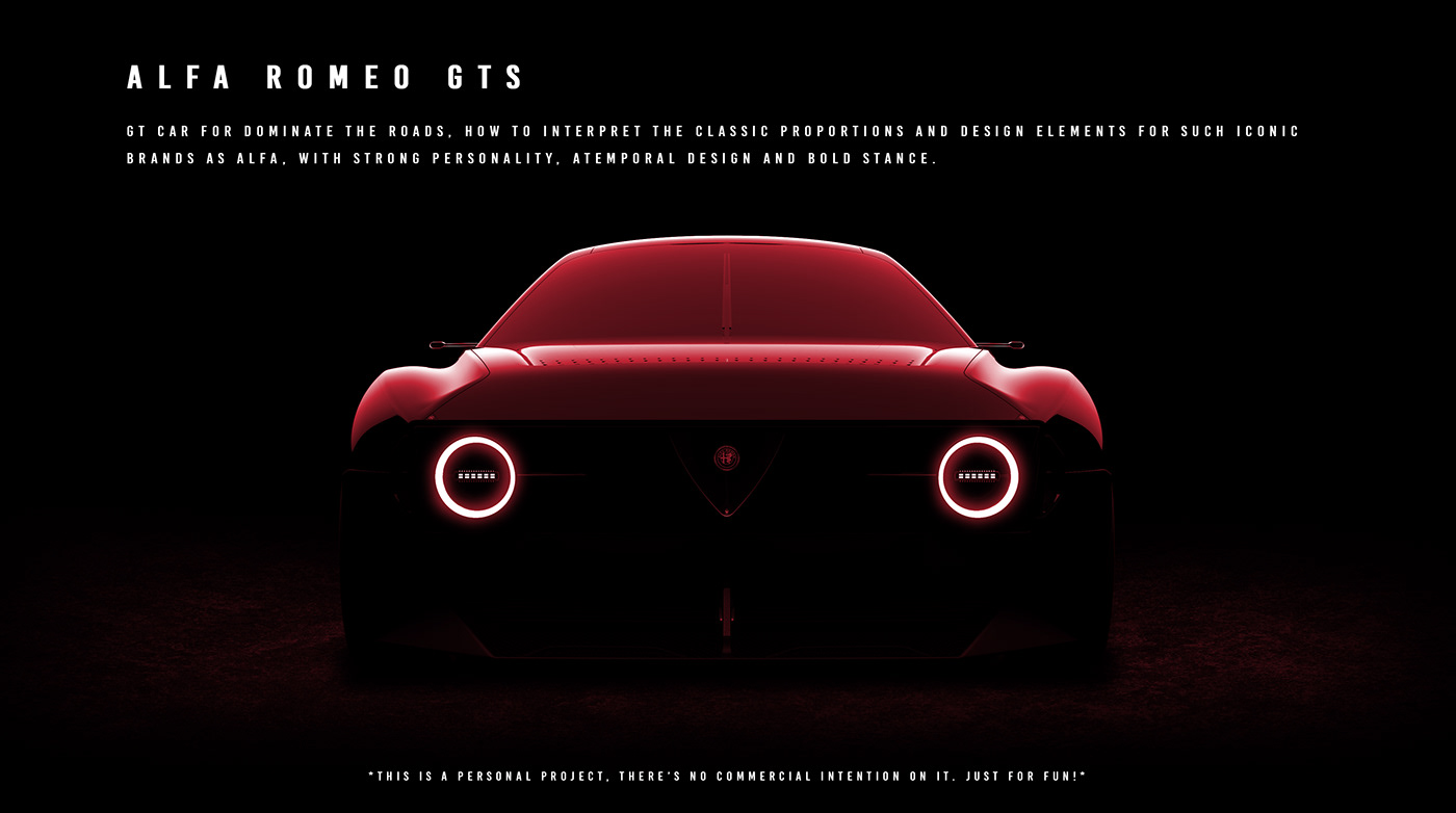 Alfa Romeo GTS，automobile，conceptual design，