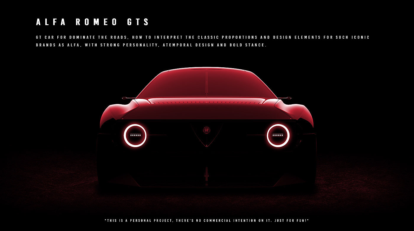 Alfa Romeo GTS，automobile，conceptual design，
