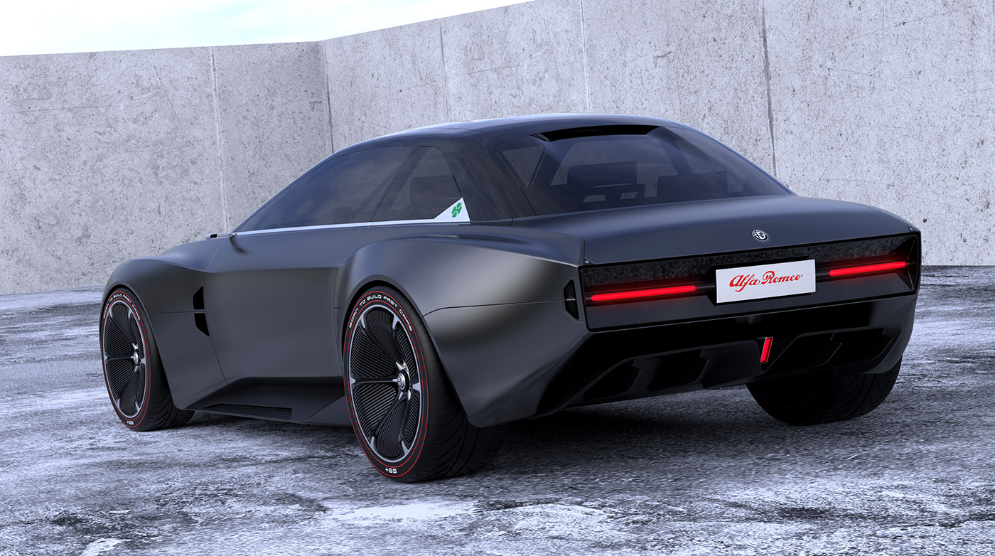 Alfa Romeo GTS，automobile，conceptual design，