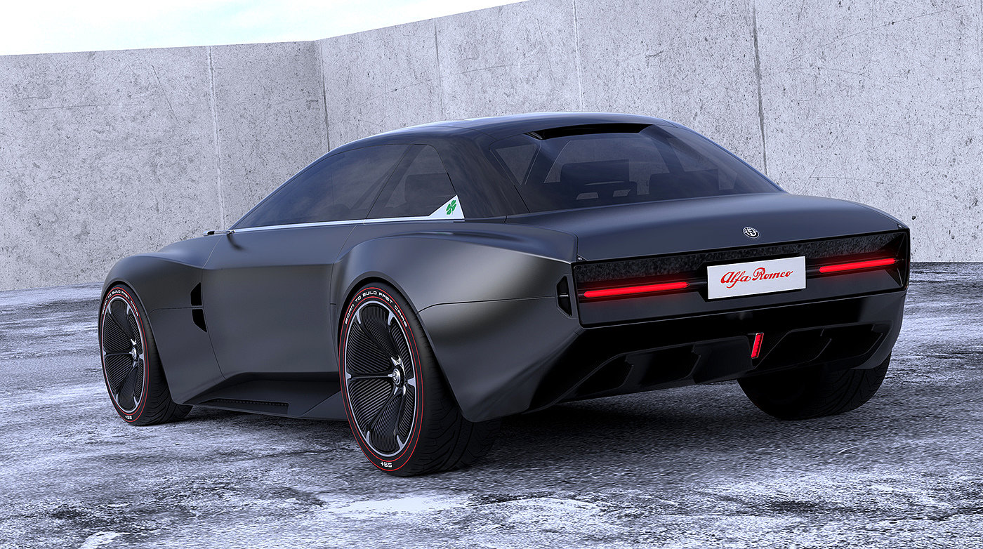 Alfa Romeo GTS，automobile，conceptual design，