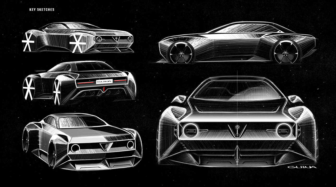 Alfa Romeo GTS，automobile，conceptual design，