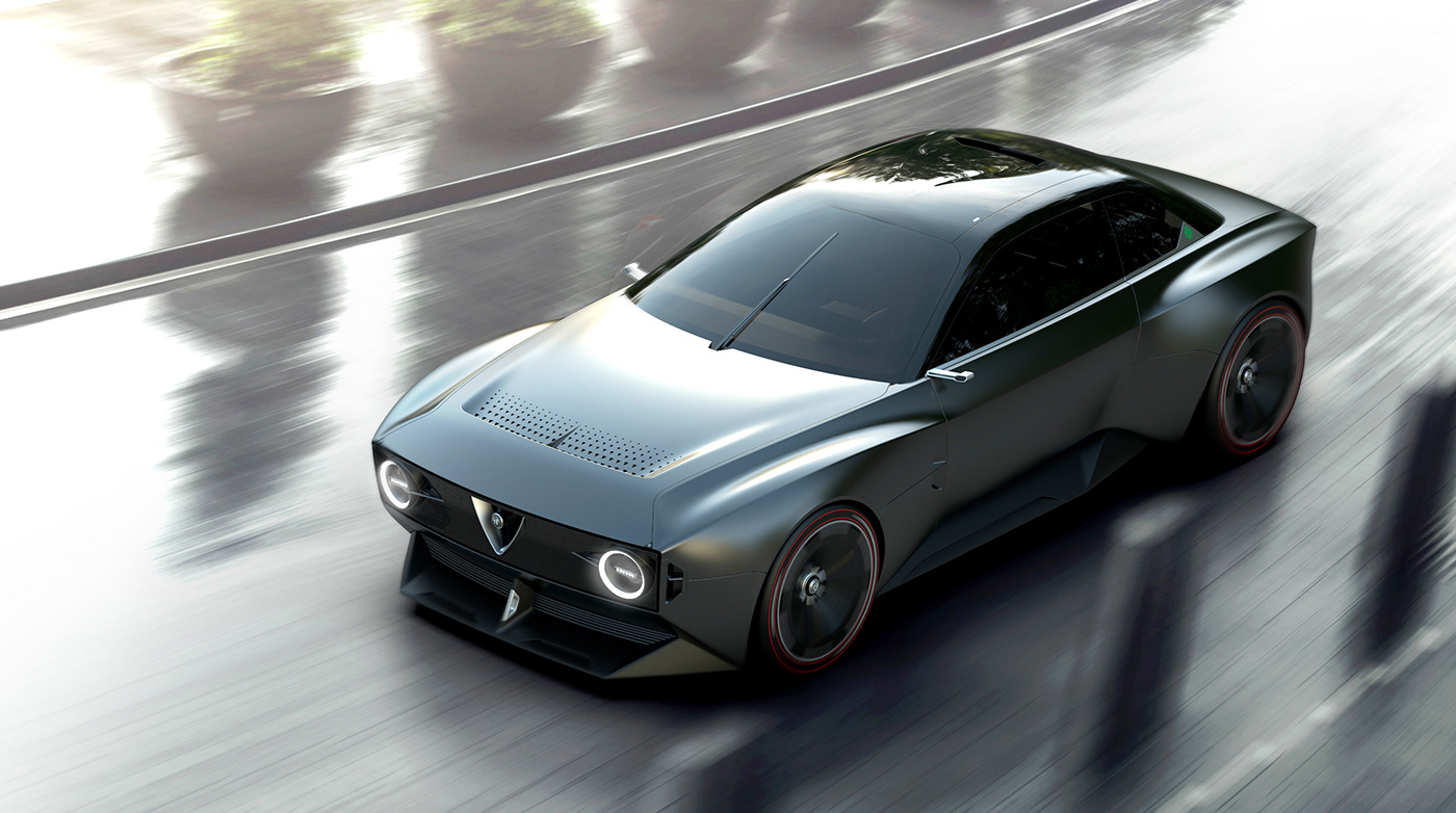 Alfa Romeo GTS，automobile，conceptual design，