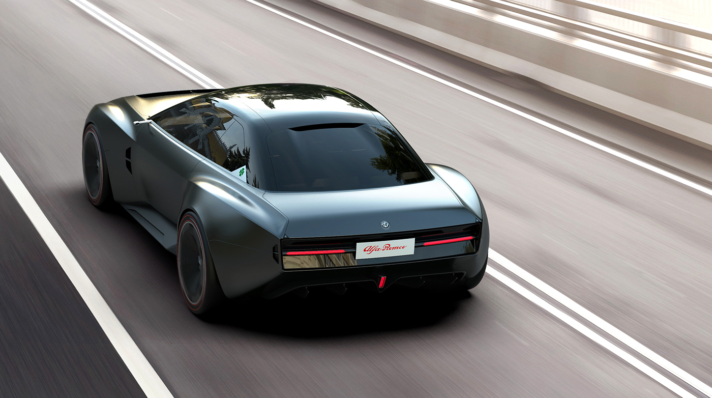 Alfa Romeo GTS，automobile，conceptual design，