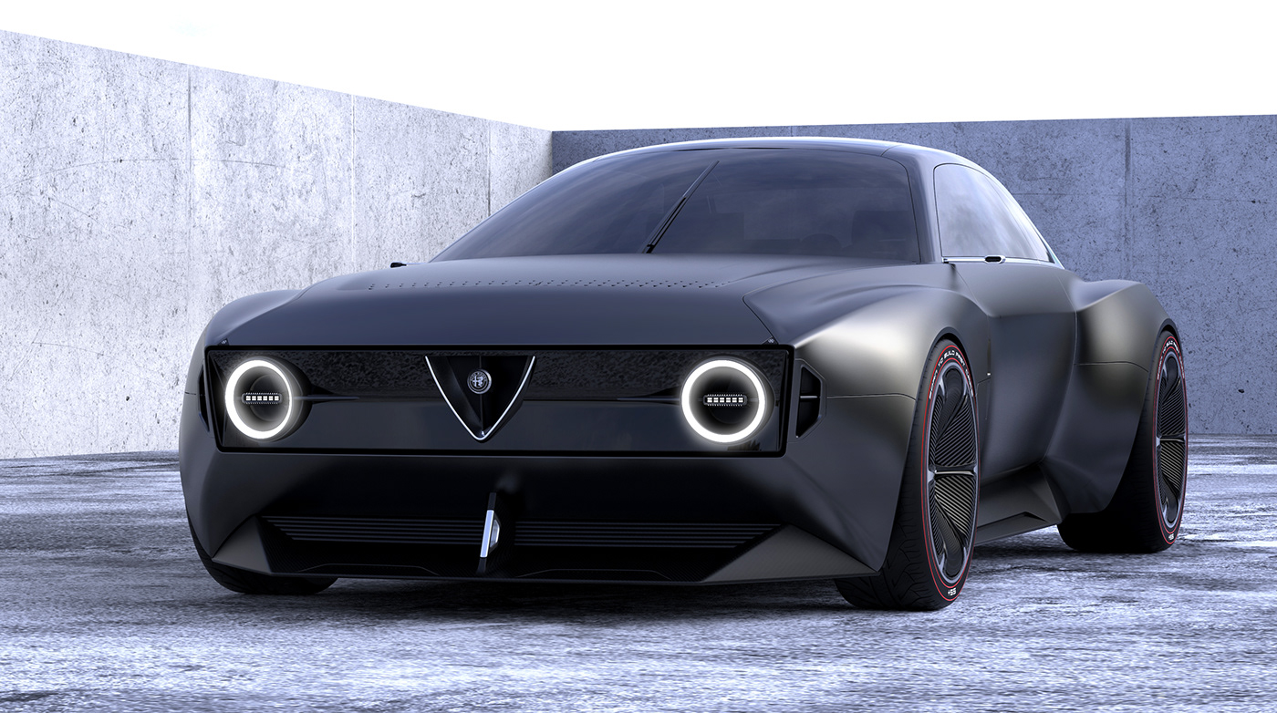 Alfa Romeo GTS，automobile，conceptual design，