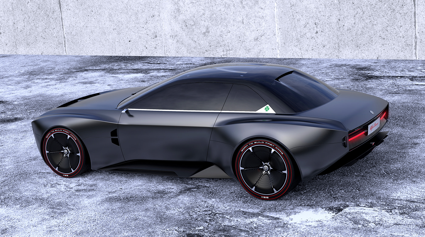 Alfa Romeo GTS，automobile，conceptual design，