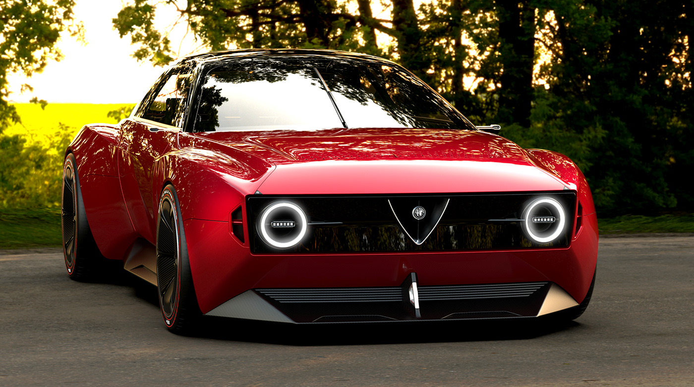 Alfa Romeo GTS，automobile，conceptual design，
