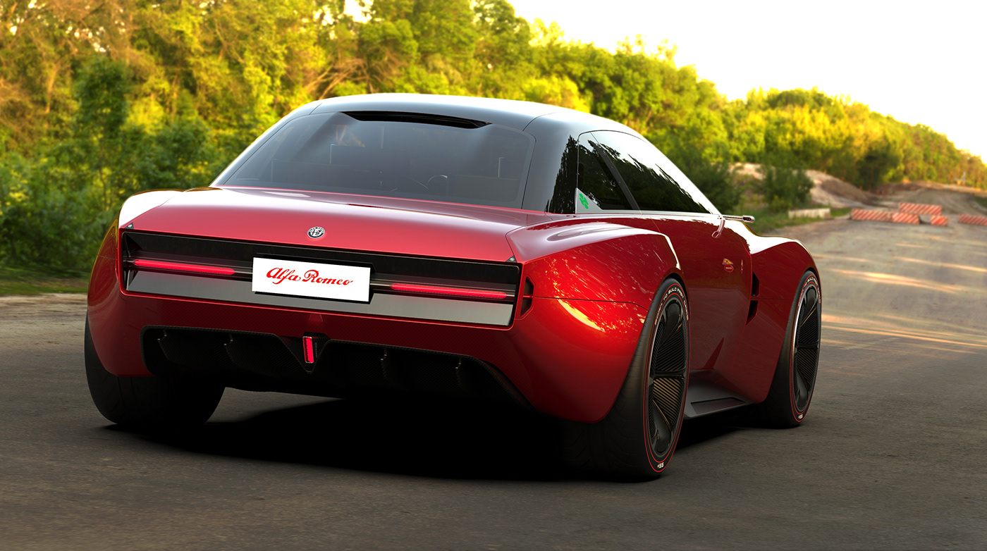 Alfa Romeo GTS，automobile，conceptual design，