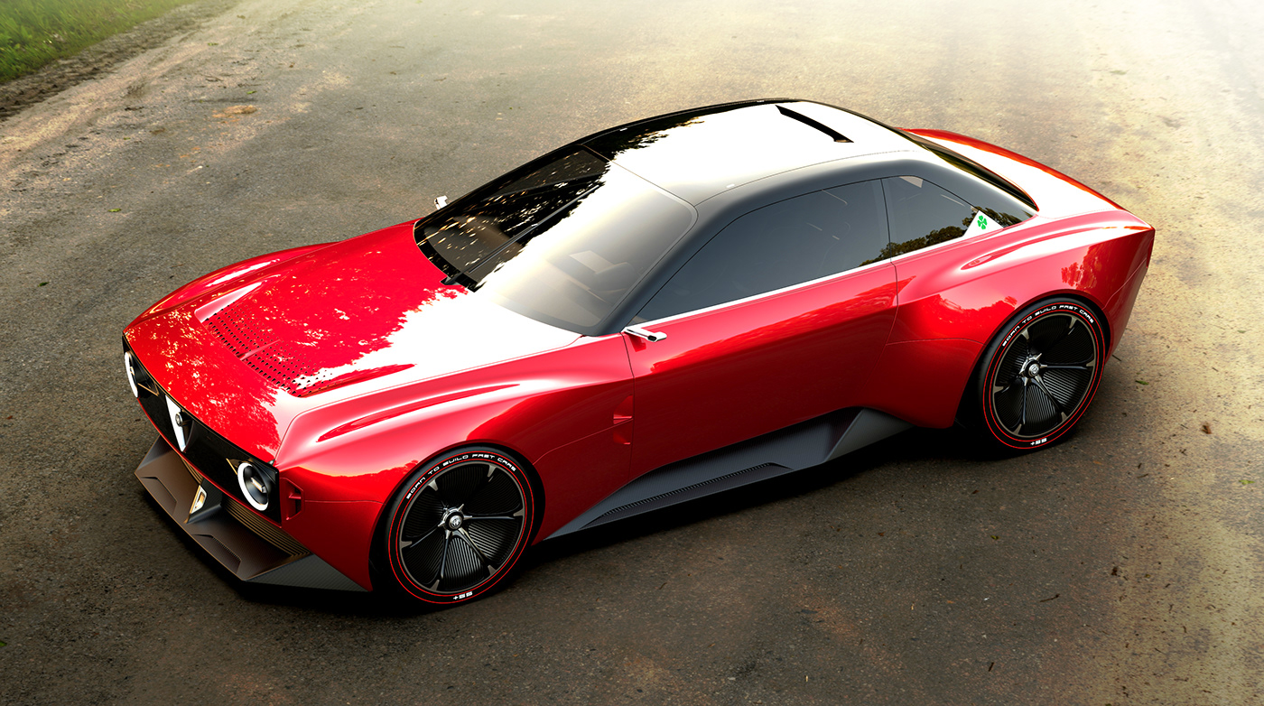 Alfa Romeo GTS，automobile，conceptual design，