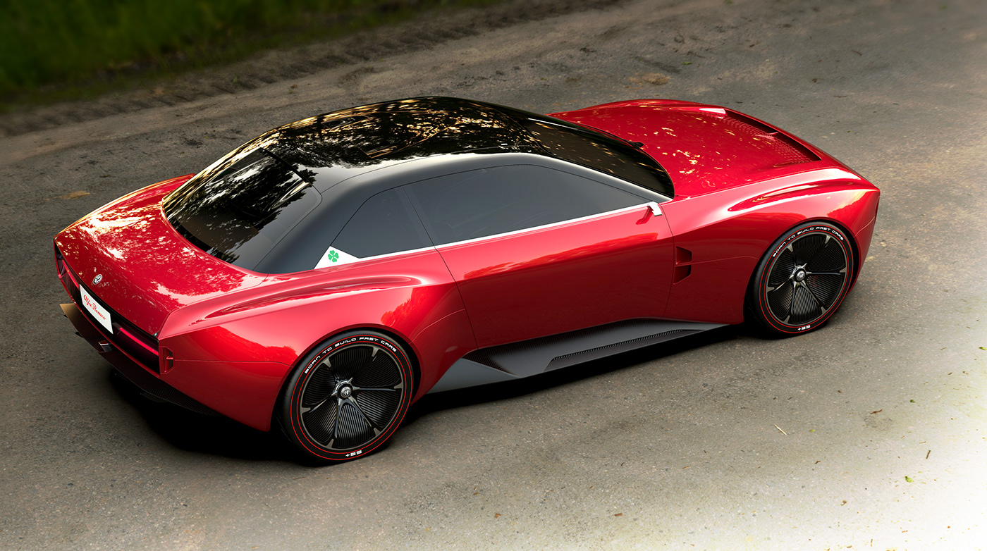 Alfa Romeo GTS，automobile，conceptual design，