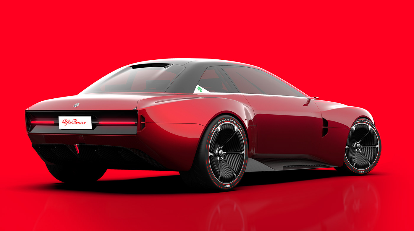 Alfa Romeo GTS，automobile，conceptual design，