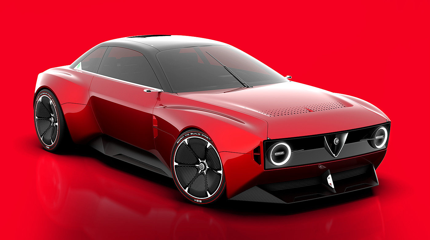 Alfa Romeo GTS，automobile，conceptual design，