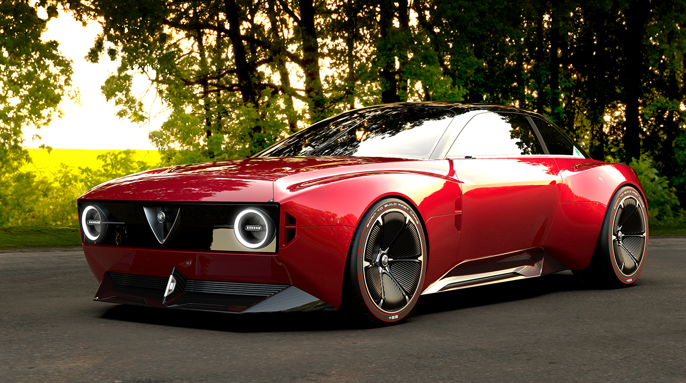 Alfa Romeo GTS，automobile，conceptual design，