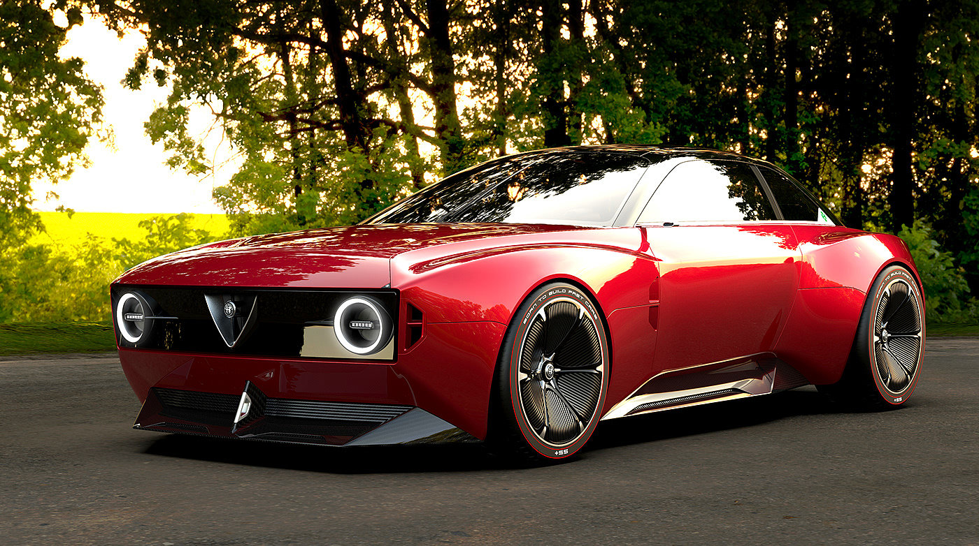 Alfa Romeo GTS，automobile，conceptual design，