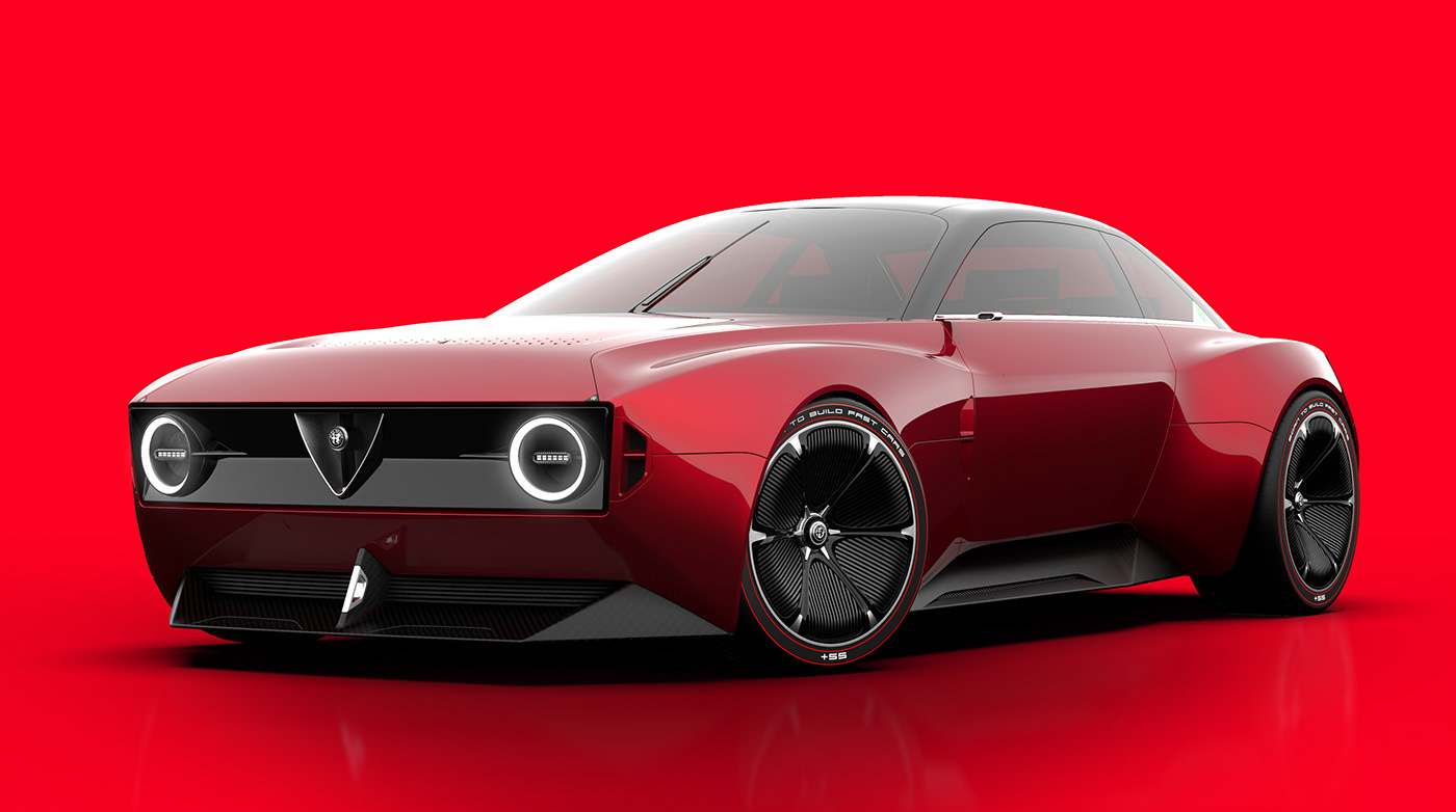 Alfa Romeo GTS，automobile，conceptual design，
