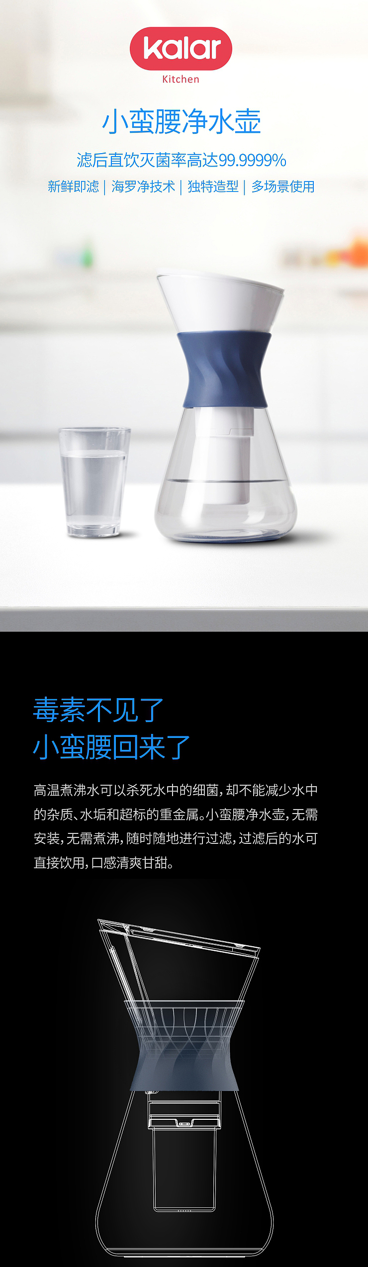 Water purifying kettle，