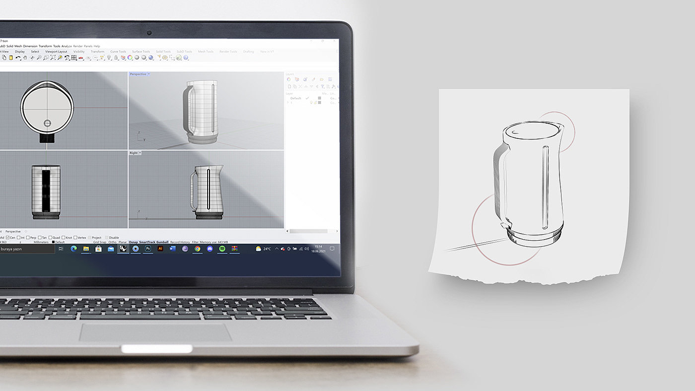 kettle，kettle，conceptual design，