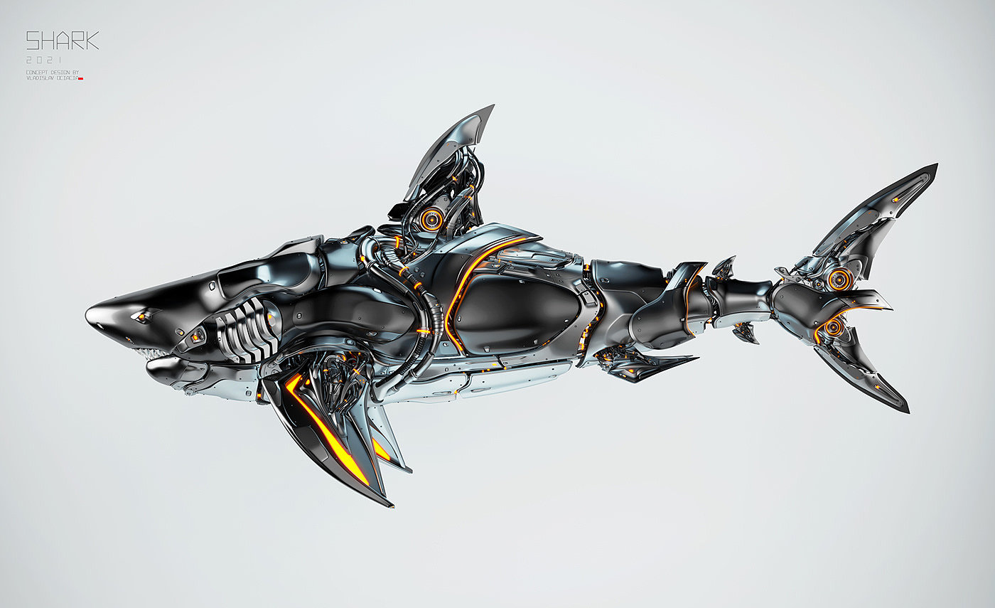 THE SHARK，shark，robot，