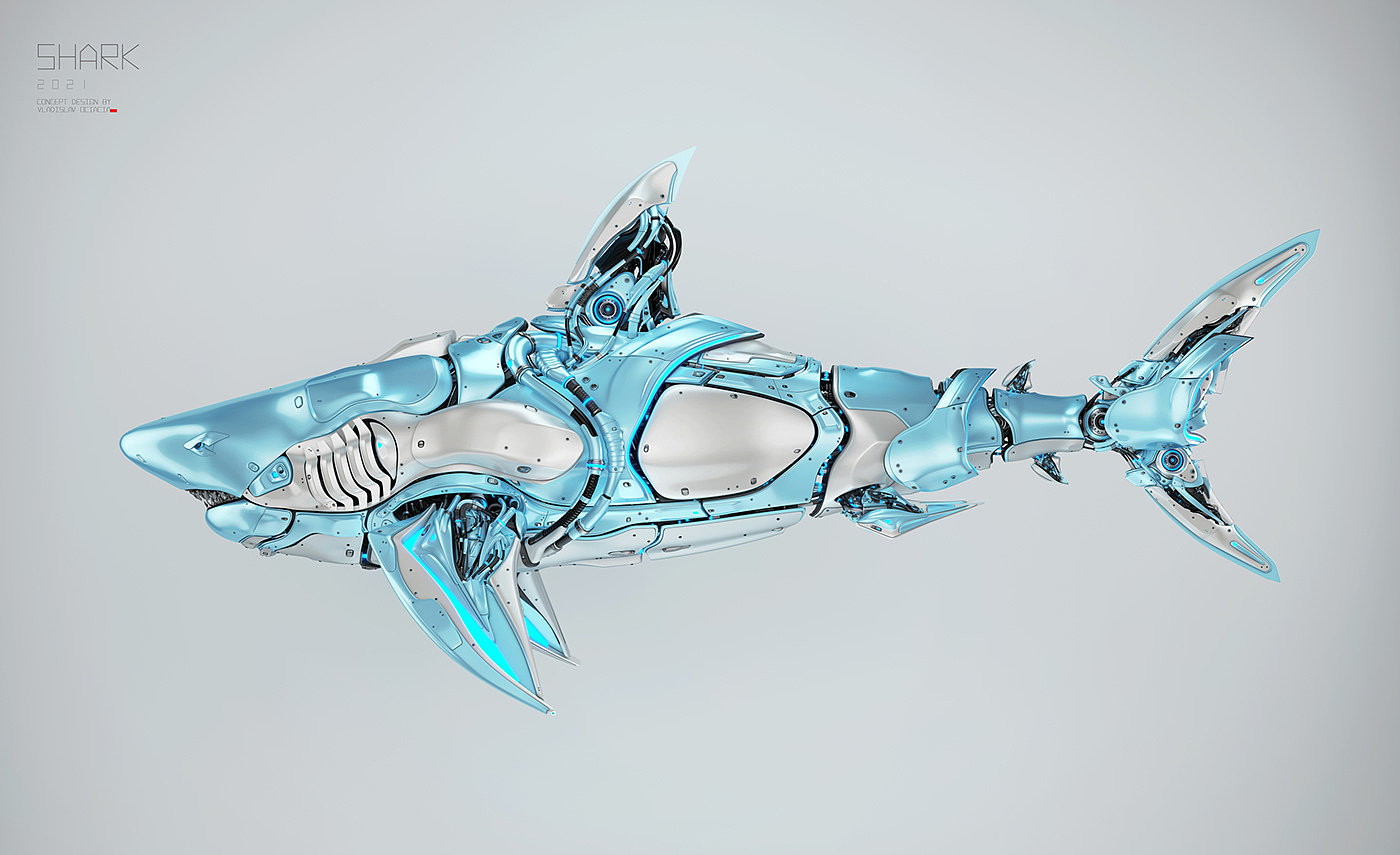 THE SHARK，shark，robot，