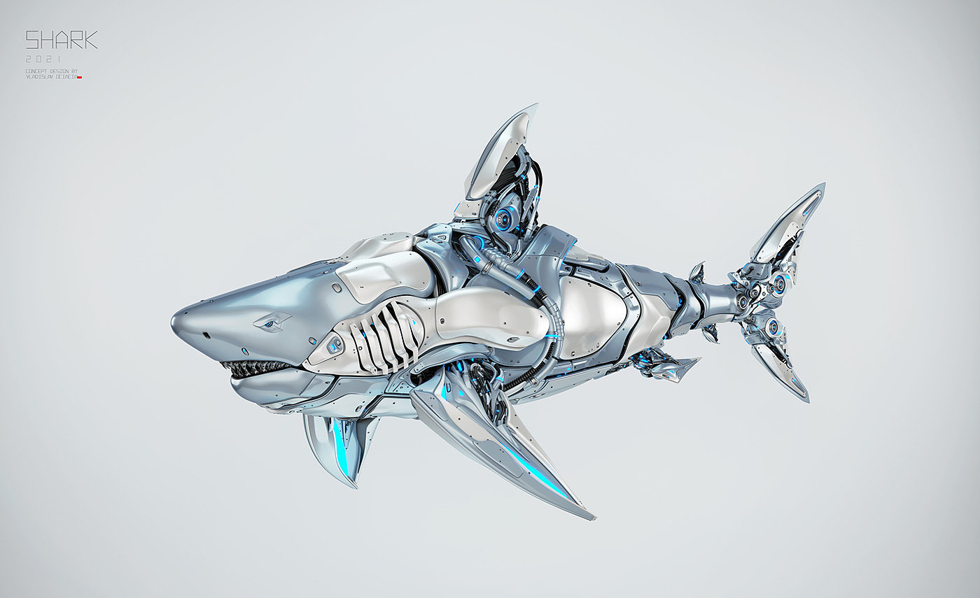 THE SHARK，shark，robot，