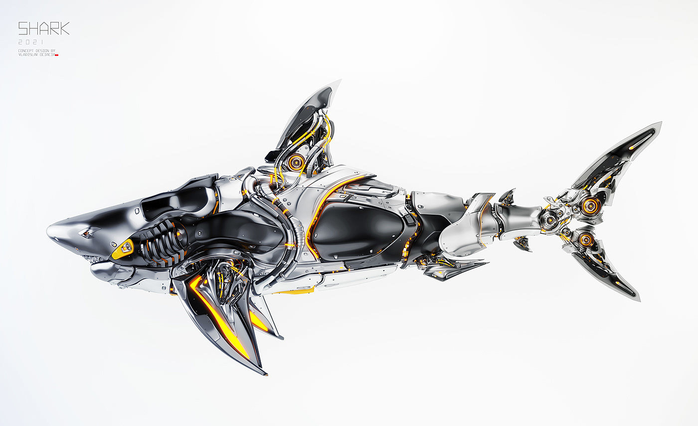 THE SHARK，shark，robot，