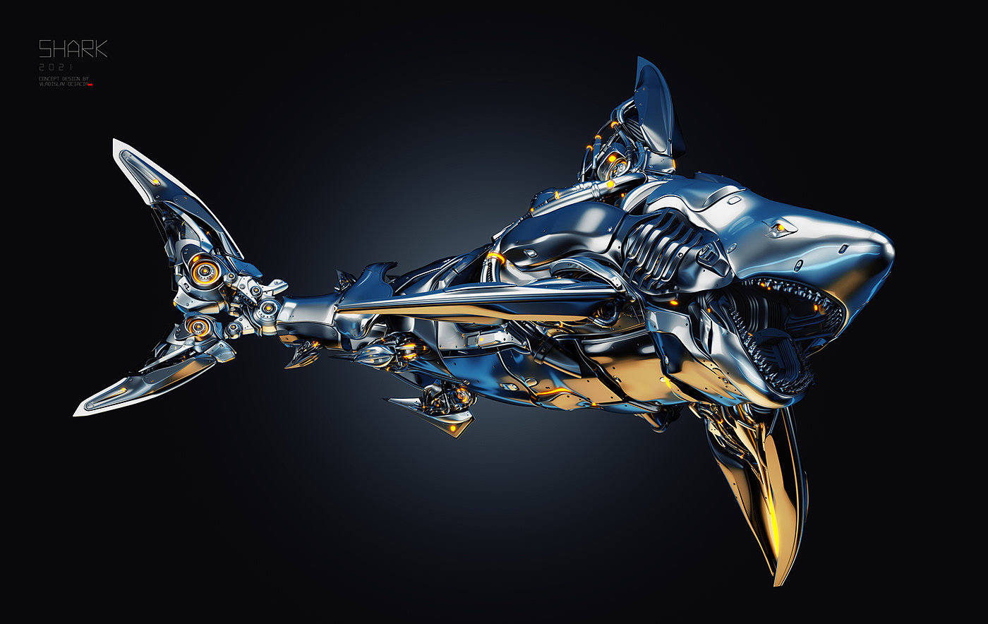 THE SHARK，shark，robot，