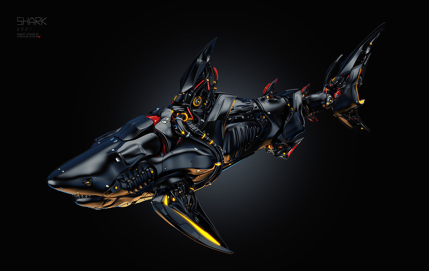 THE SHARK，shark，robot，