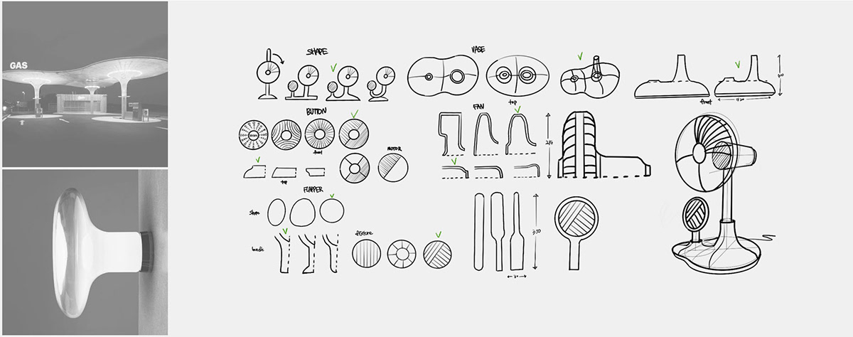 Fan，product design，Simplicity，multi-function，