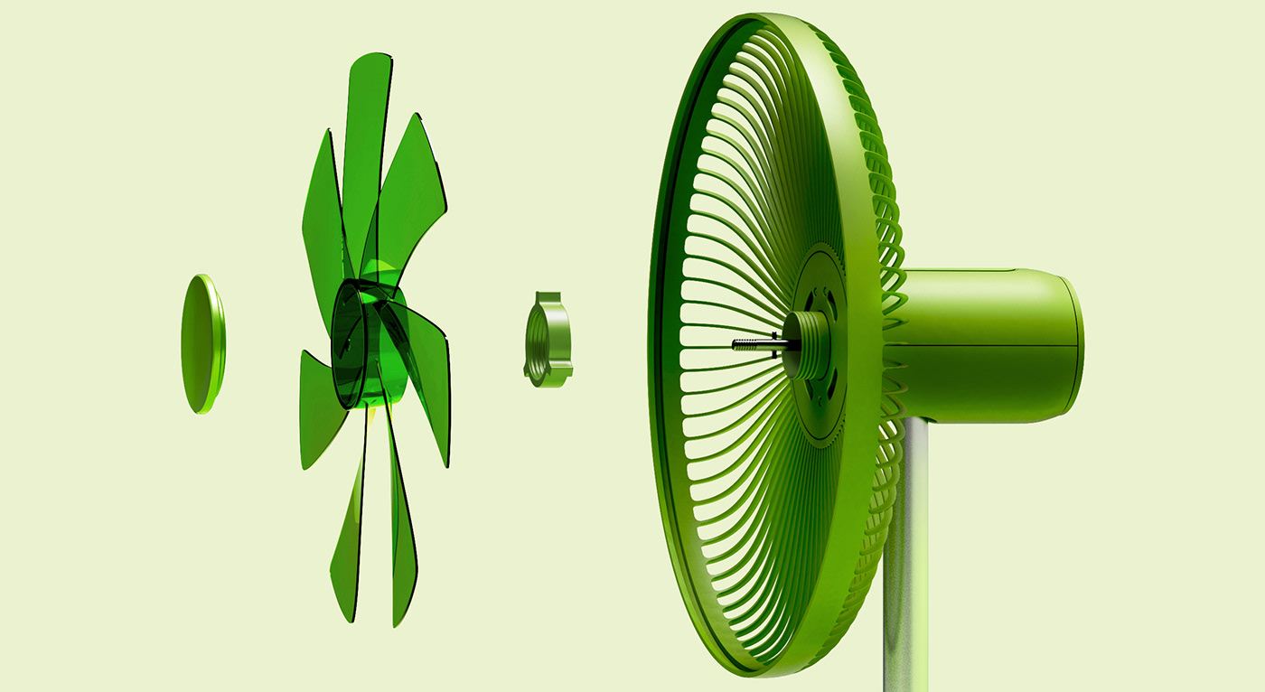 Fan，product design，Simplicity，multi-function，