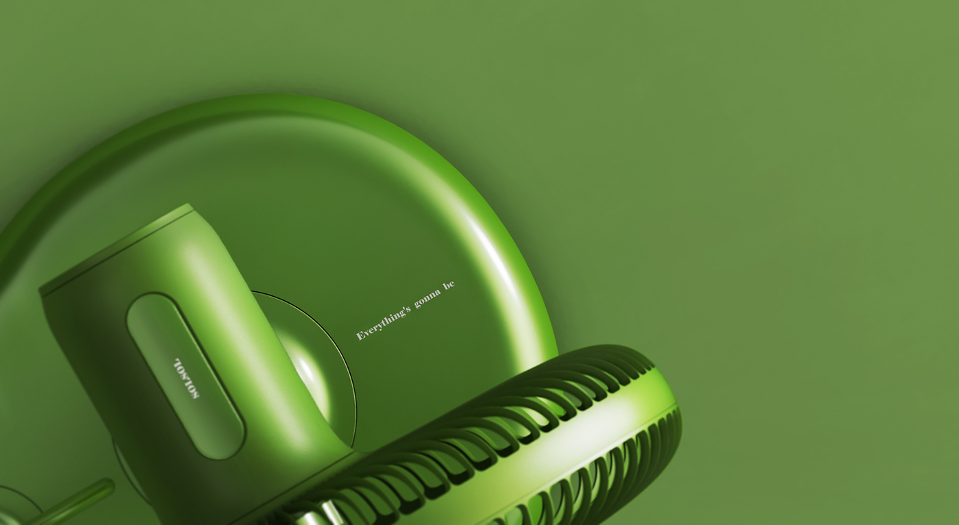 Fan，product design，Simplicity，multi-function，