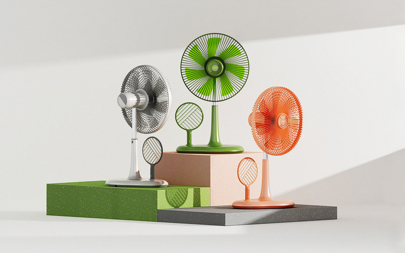 Fan，product design，Simplicity，multi-function，