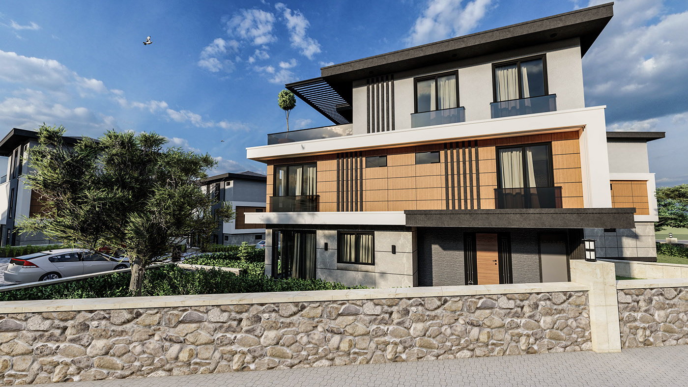 Architecture，3D modeling，cgi，