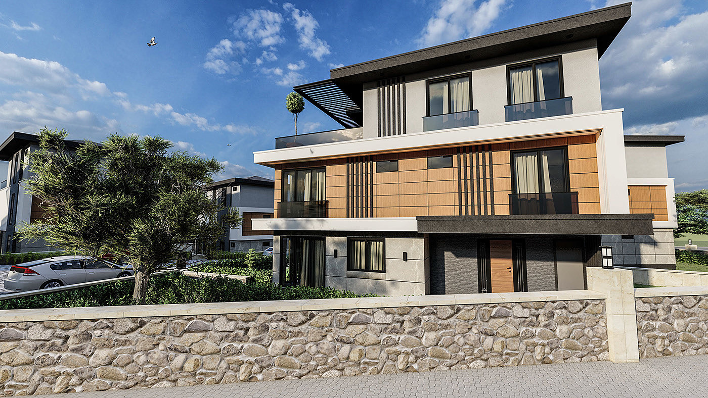 Architecture，3D modeling，cgi，