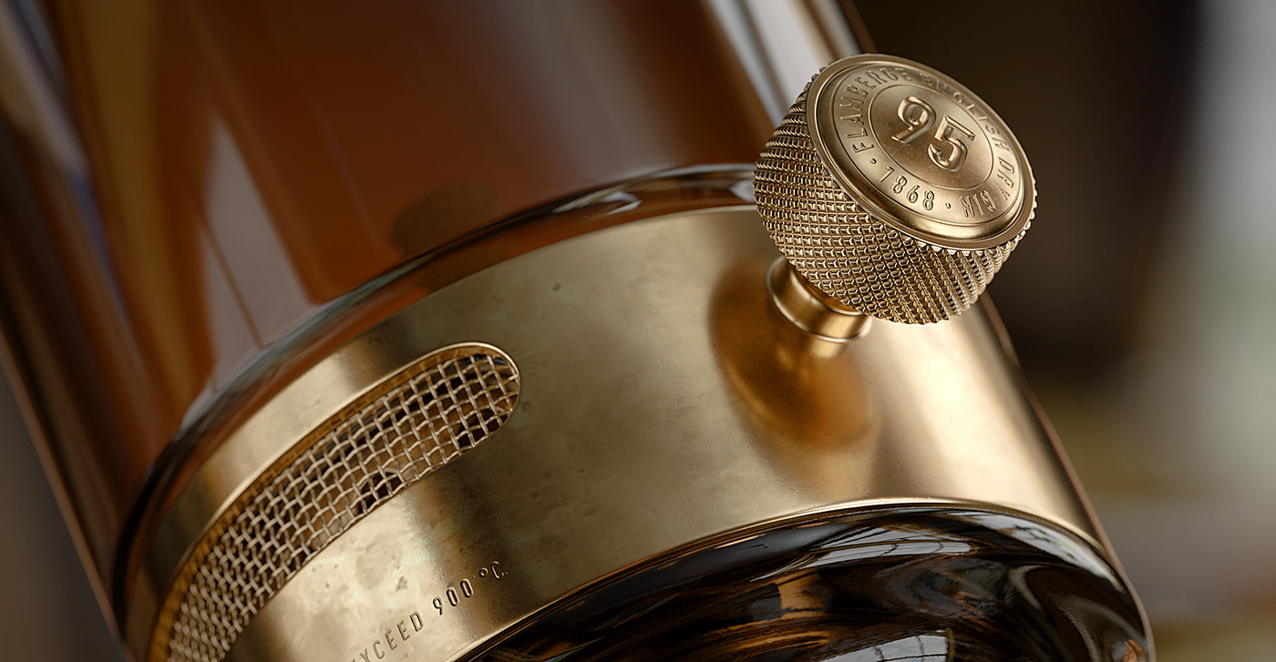 product design，The wine bottle，fire，