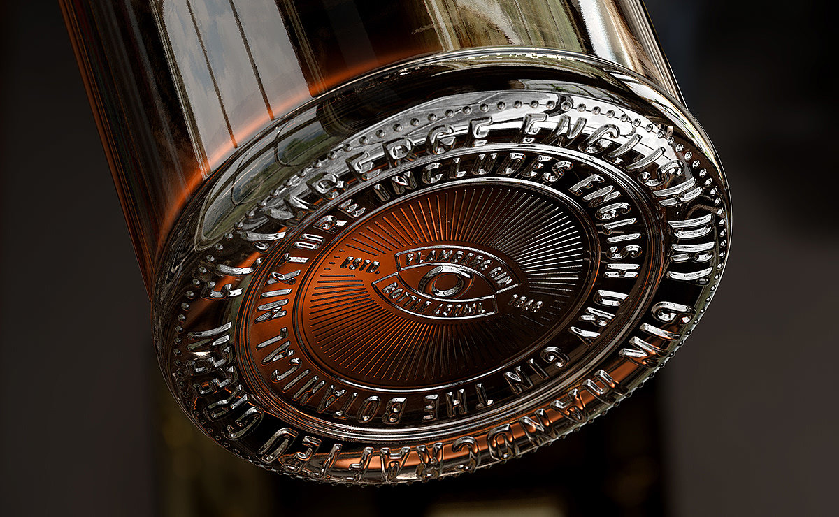 product design，The wine bottle，fire，
