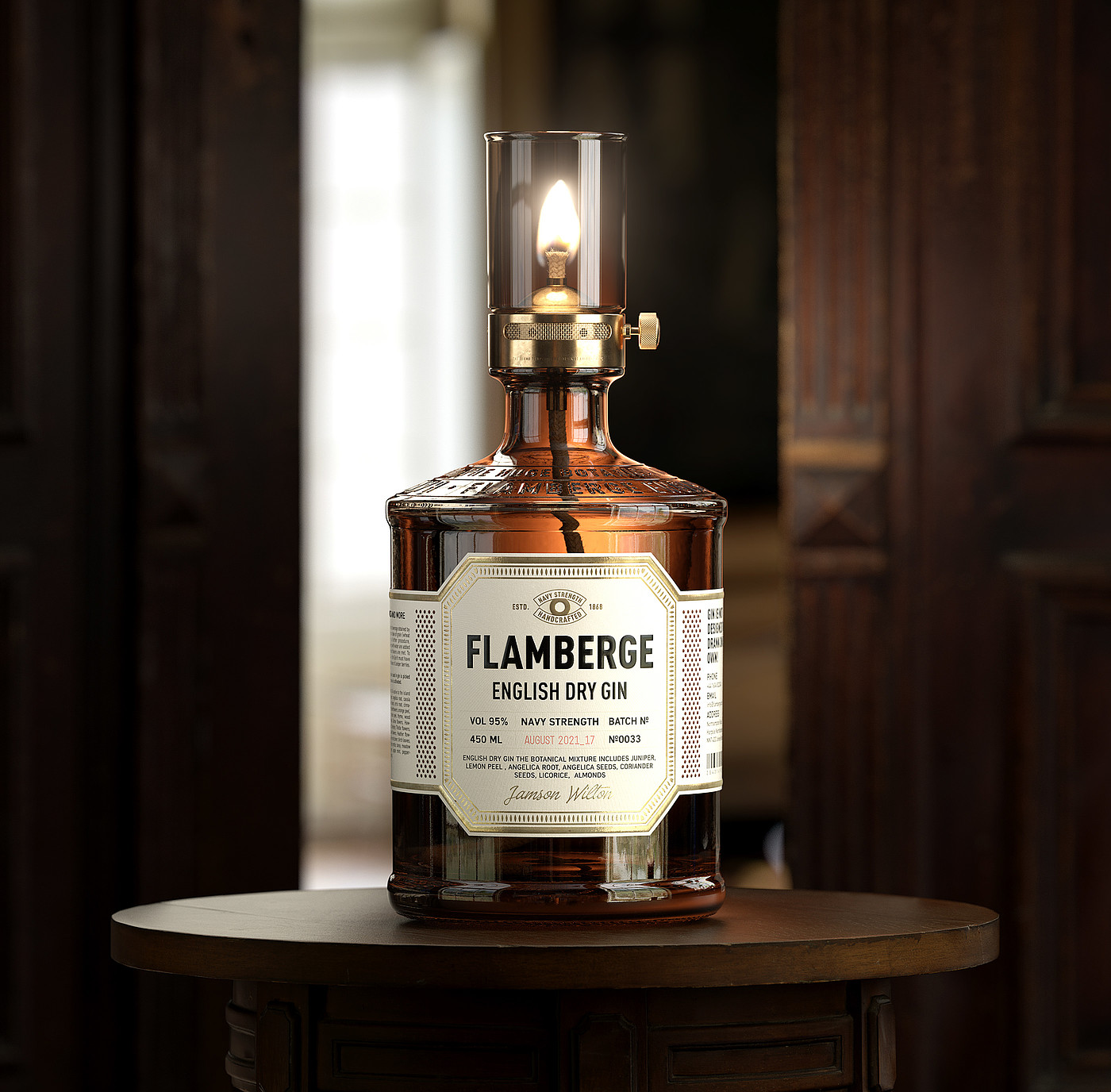 product design，The wine bottle，fire，